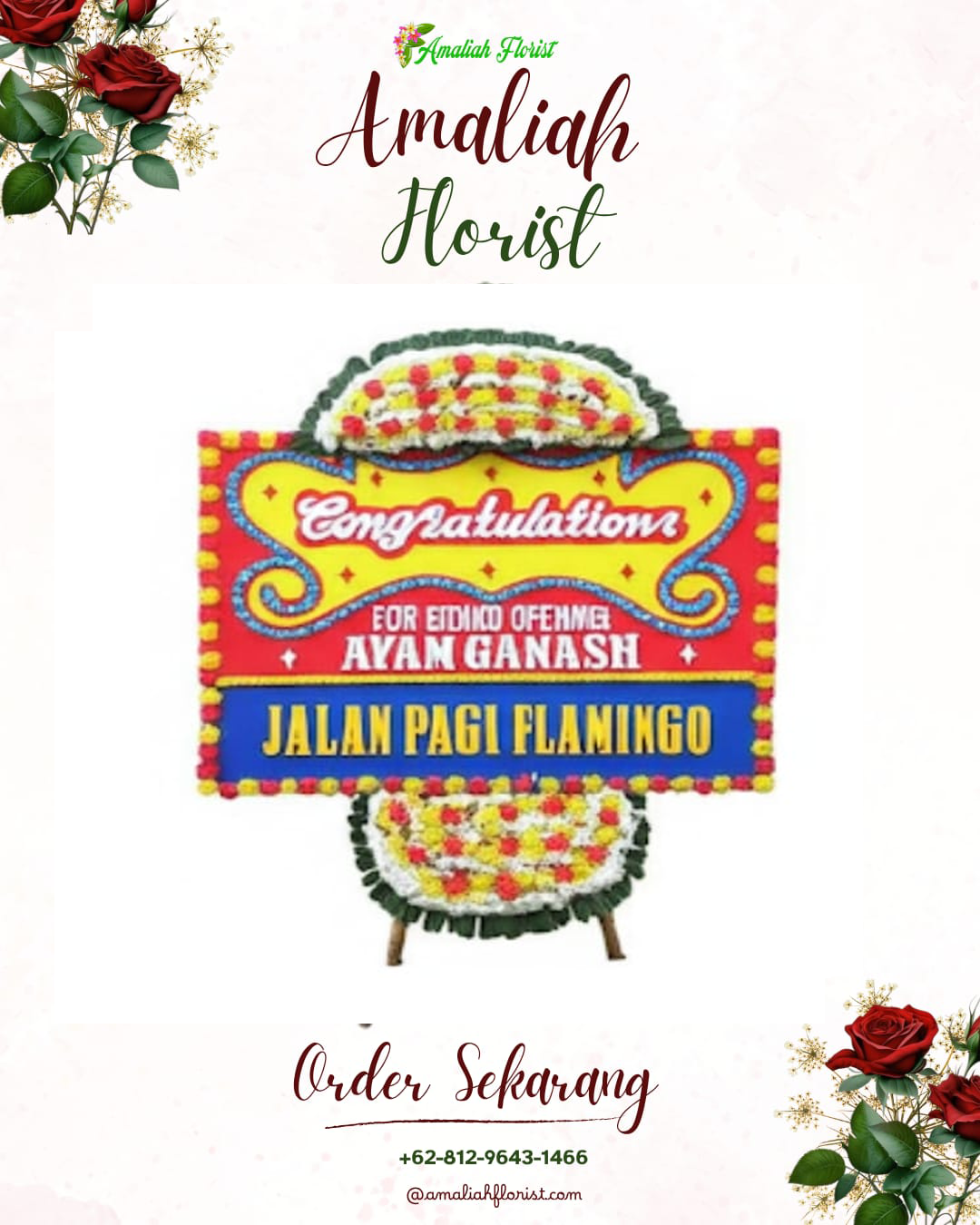 Sewa Papan Bunga Belik